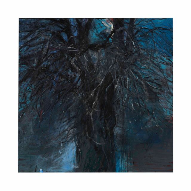Jim Dine — Осенняя синева с красным отсветом