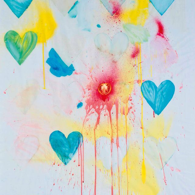 Jim Dine — Рисунок большого сердца №75