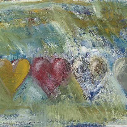 Jim Dine — Маленьким сердечкам в 80-х исполнилось двадцать одно