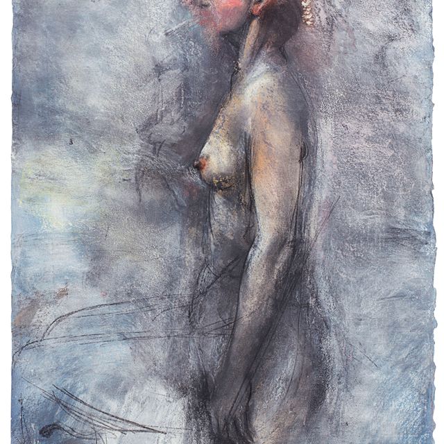 Jim Dine — Дама Курит