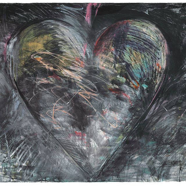 Jim Dine — Рисунок сердца IV