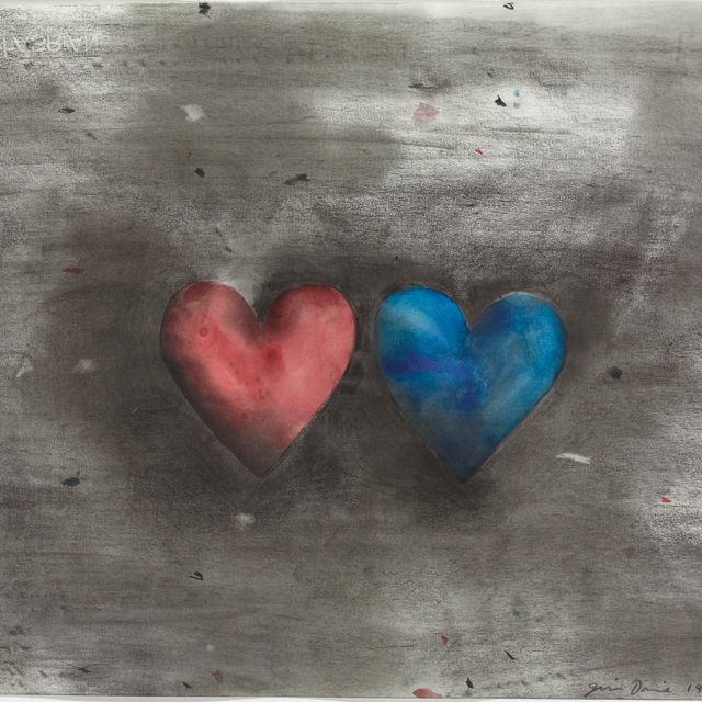 Jim Dine — Без названия (Два сердца)