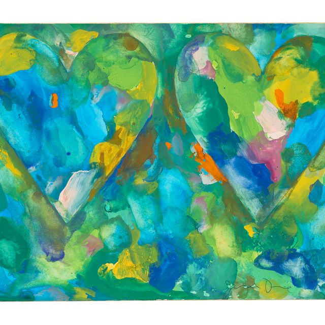 Jim Dine — Двойные сердца VII