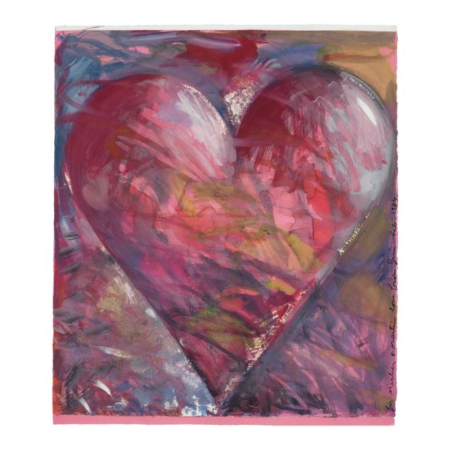 Jim Dine — Сердечко для Микки и Мартина