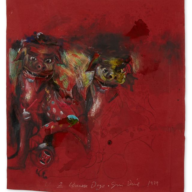 Jim Dine — Две китайские собаки