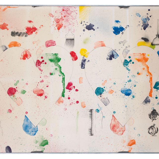 Jim Dine — 2 Сердечка (Пончик)