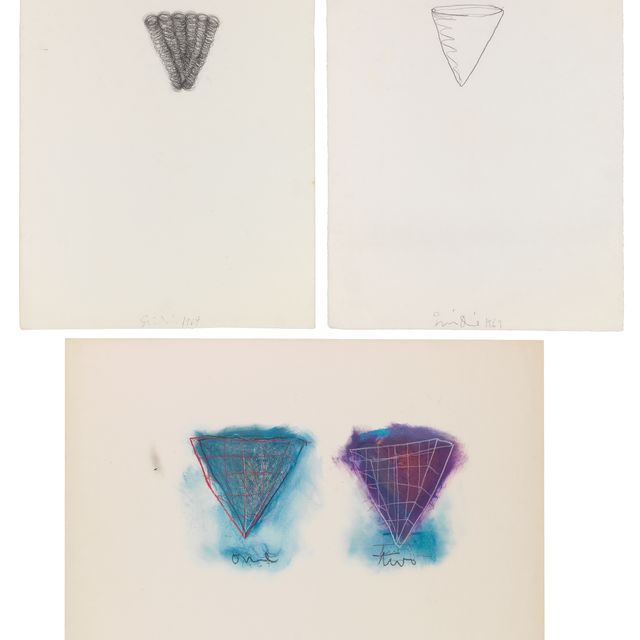 Jim Dine — Три работы на бумаге