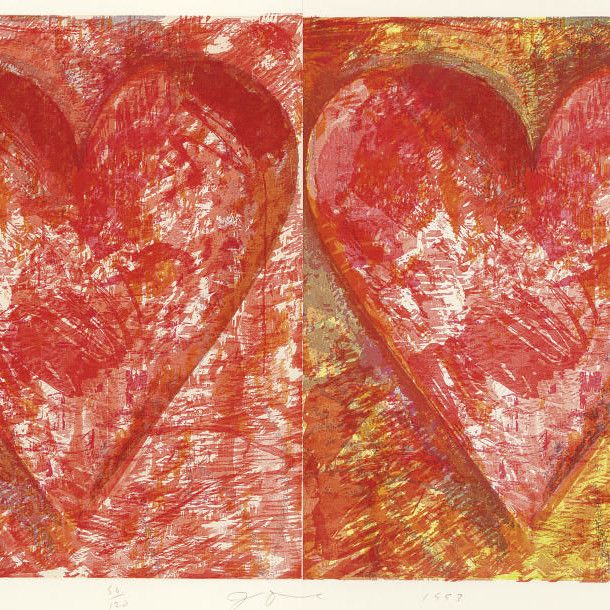 Jim Dine — Два красных сердца (С. 59)