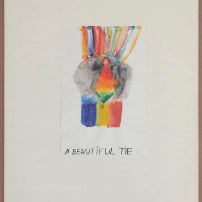 Jim Dine — Красивый галстук и четыре сопутствующих комплекта галстуков