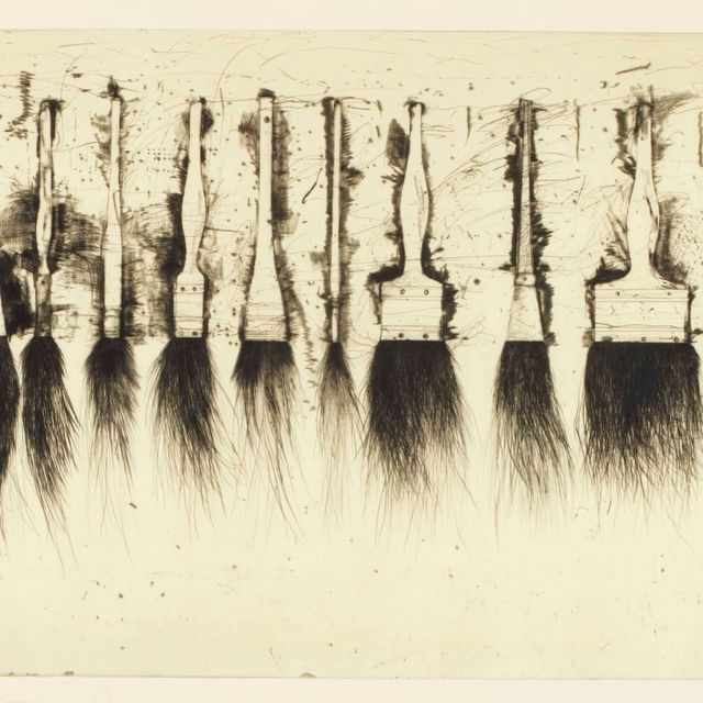 Jim Dine — Пять кистей для рисования (третье состояние)