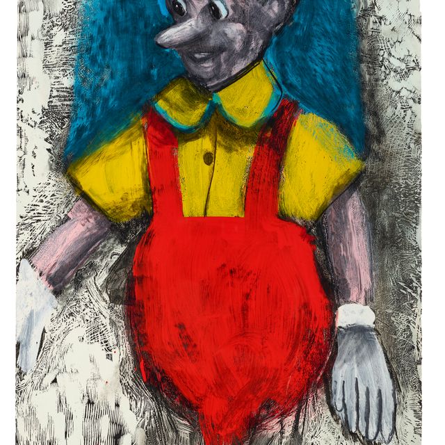 Jim Dine — Красные эмалевые брюки