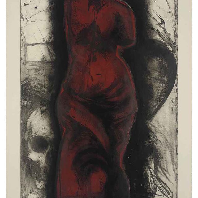Jim Dine — Женщина в огне в Вене (Институт искусств Миннеаполиса, 66)