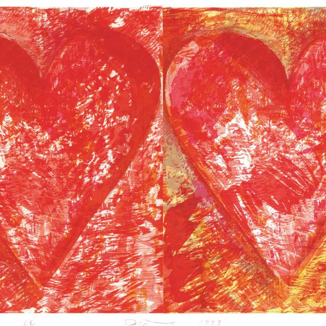 Jim Dine — Два красных сердца (С. 59)