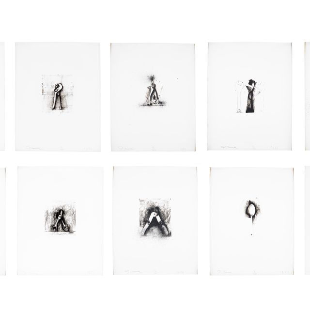 Jim Dine — Десять зимних инструментов