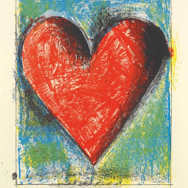 Jim Dine — Рисунок большого сердца