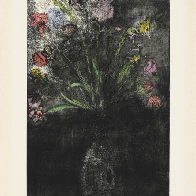 Jim Dine — Раскрашенные вручную цветы II