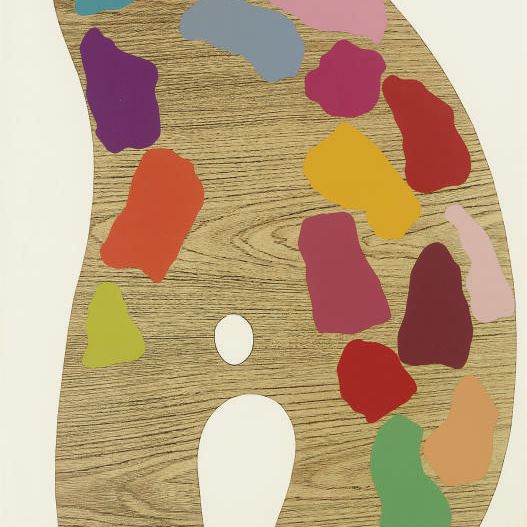 Jim Dine — Палитра II и IV, из четырех палитр (M. Gall. 57 и 59)