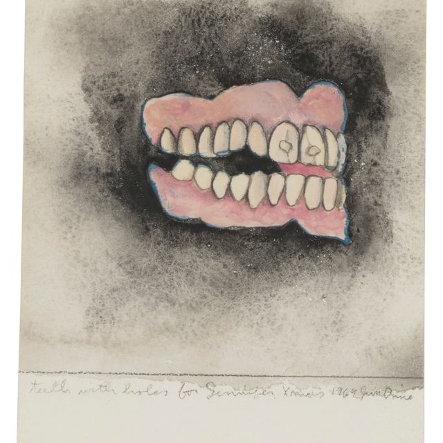 Jim Dine — Зубы с углублениями