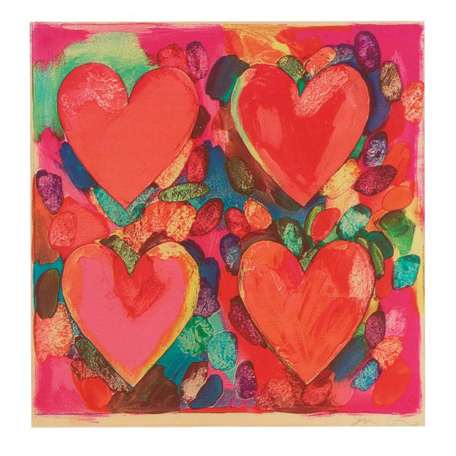Jim Dine — "Четыре сердца", запись с Рори Макьюэном