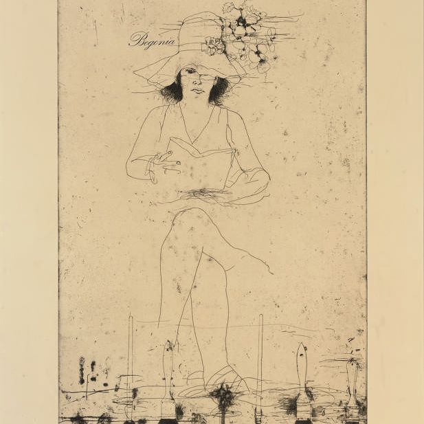 Jim Dine — Бегония (Уильям Колледж, 164)