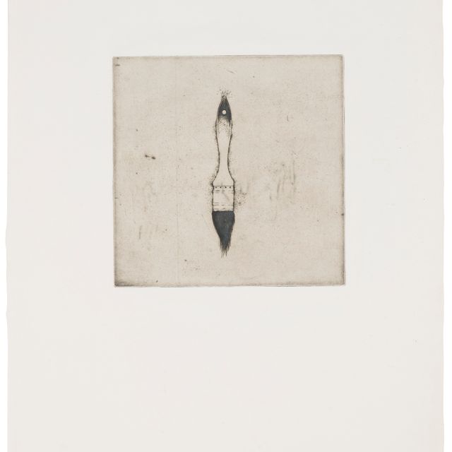 Jim Dine — Четыре немецкие кисти: Один отпечаток
