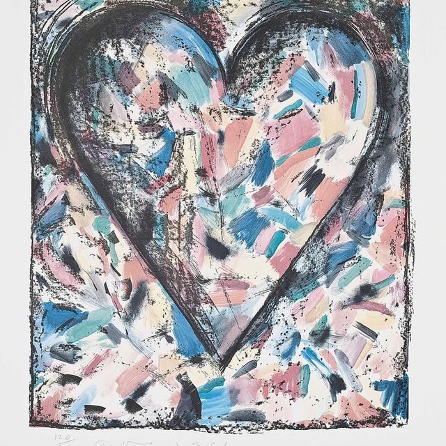 Jim Dine — Сердечко из конфетти, из серии Astra