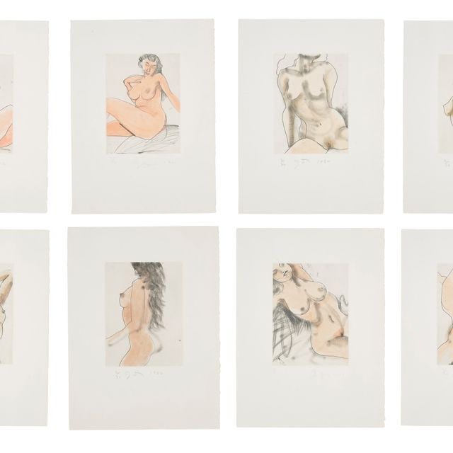 Jim Dine — Восемь маленьких обнаженных фигур