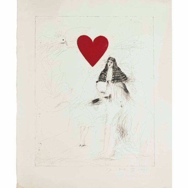 Jim Dine — Девочка и ее собака I (Кренс, 36)