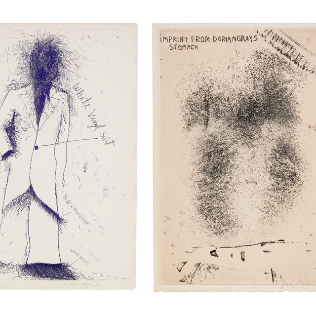Jim Dine — Дориан Грей в опиумном притоне, с портрета Дориана Грея