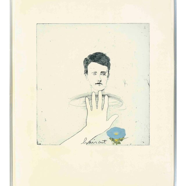 Jim Dine — Синяя стрижка (Kerns 151)