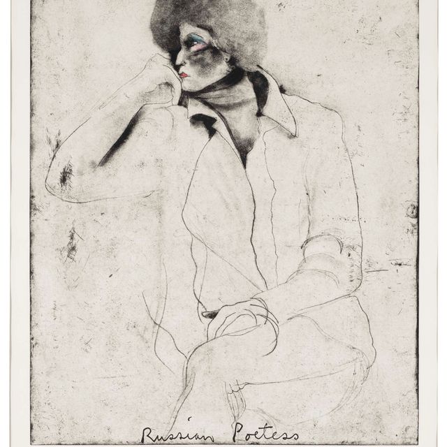 Jim Dine — Русская поэтесса, на восьми листах из неизвестного романа