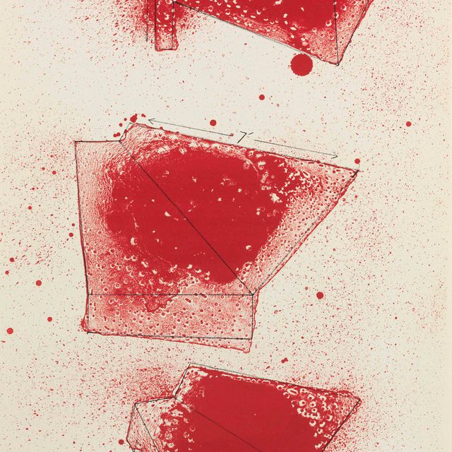 Jim Dine — Красное пианино с портрета Дориана Грея