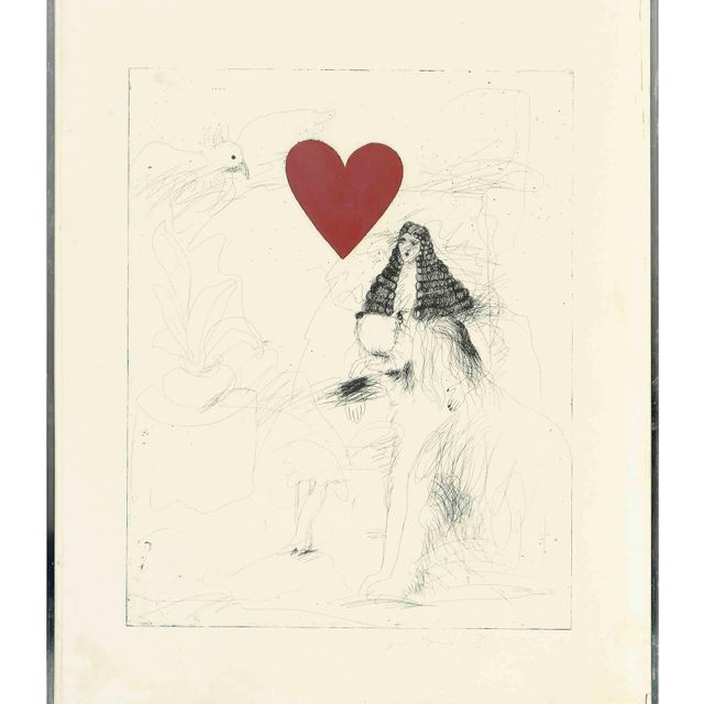 Jim Dine — Девочка и ее собака I (Кренс, 36)