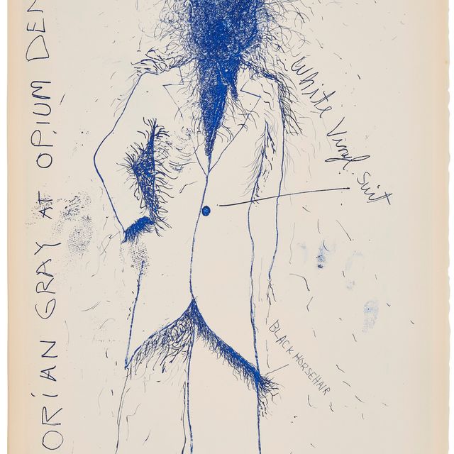 Jim Dine — Дориан Грей в опиумном притоне, с портрета Дориана Грея