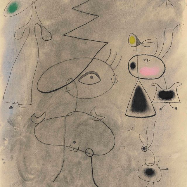 Joan Miró — Femme, étoile (Женщина, звезда)