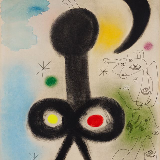 Joan Miró — Женщины танцуют в ночи