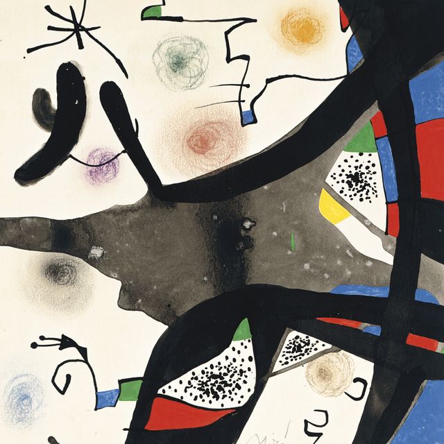 Joan Miró — Женщина, оазис в ночи