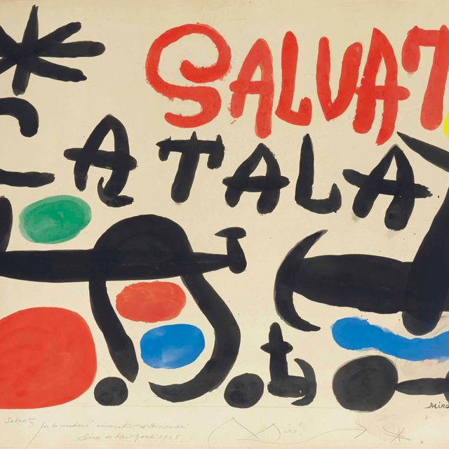 Joan Miró — Дань уважения Джоан Сальва