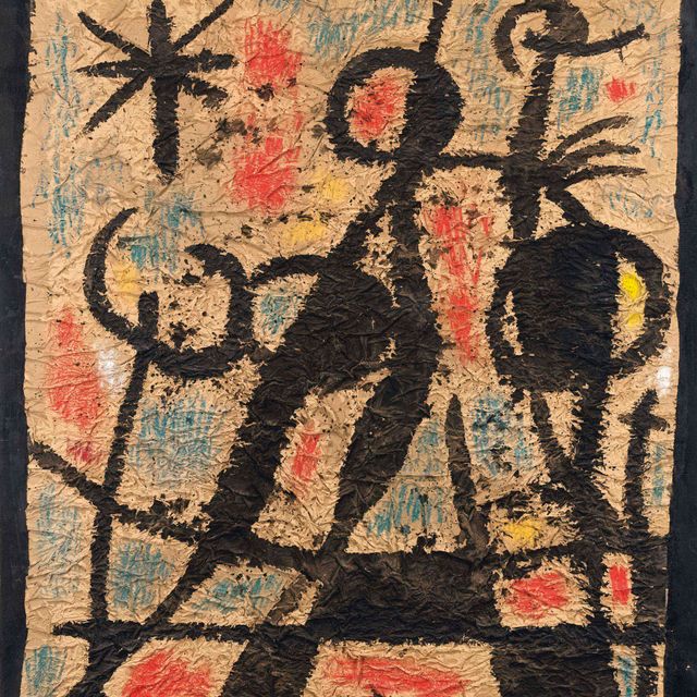 Joan Miró — Женщина в ночном танце