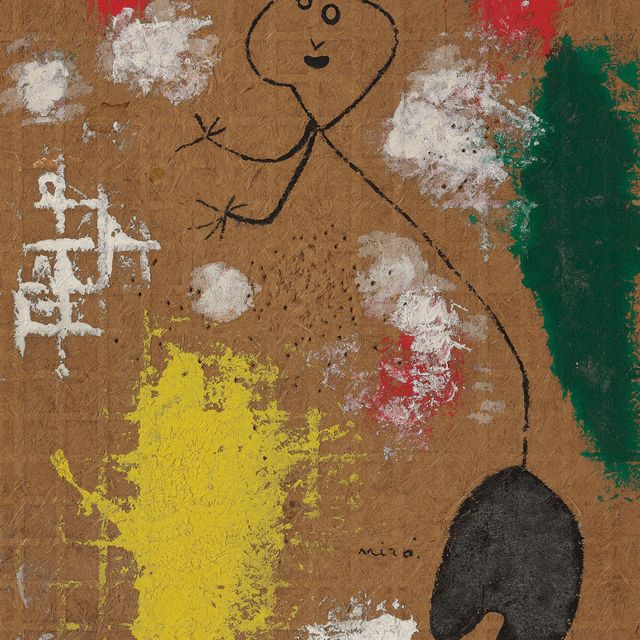 Joan Miró — Женщина в шиньоне