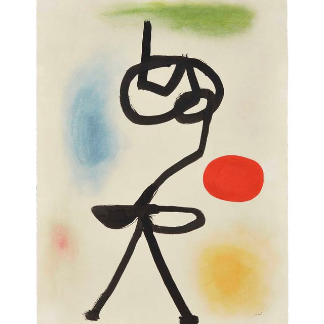 Joan Miró — Фигура в солнечном свете