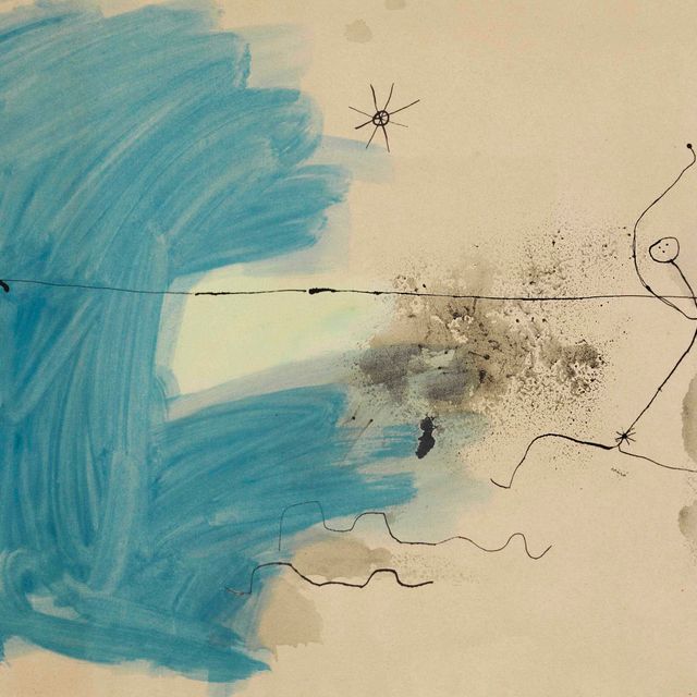 Joan Miró — Женщина в прериях в поисках блинчиков