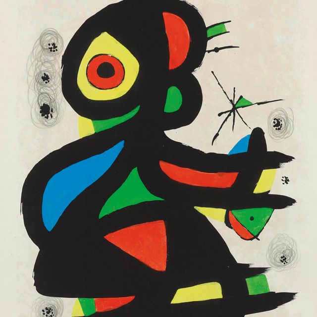 Joan Miró — Проект по организации Конгресса педиатров Каталонской Ленгуа