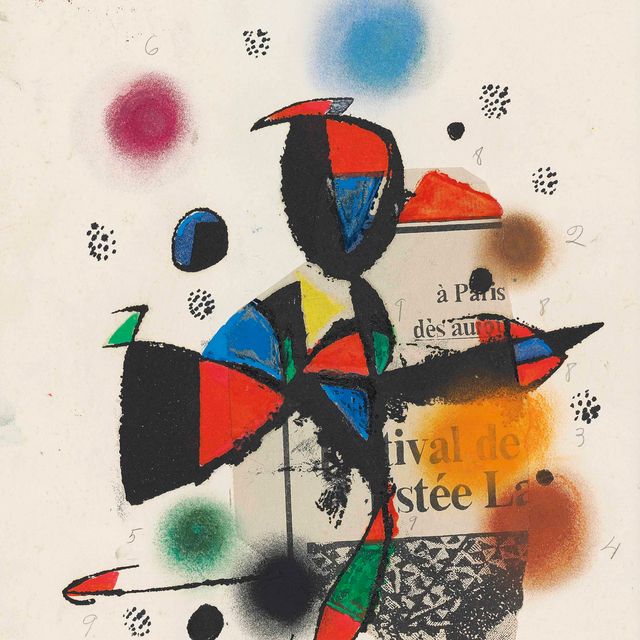 Joan Miró — Макет работы Гауди XV века