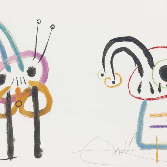 Joan Miró — Жоан Миро, "Любовь к Юбю", Териада, Париж, 1975 (М. 998-1021; С. 204)