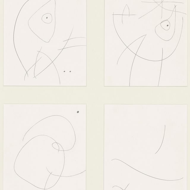 Joan Miró — Без названия (III, IV, VII и XIV)
