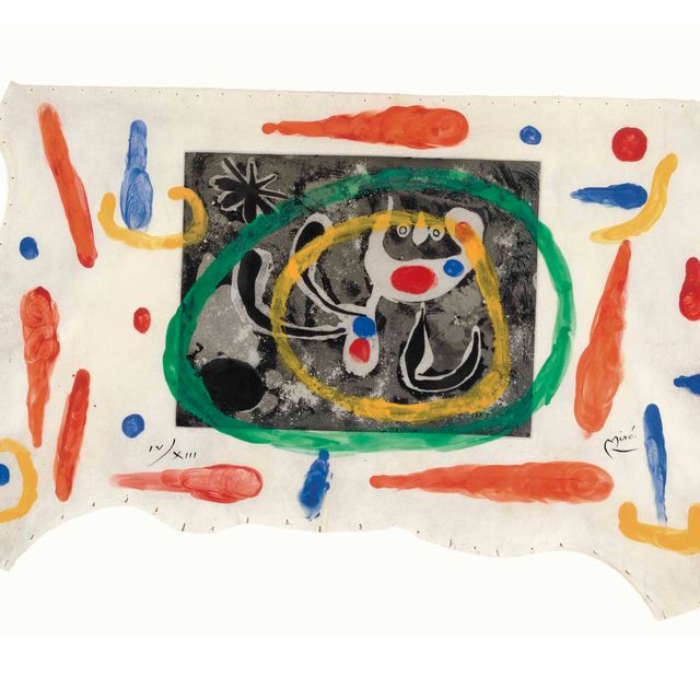 Joan Miró — Серия III: одна тарелка