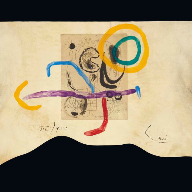 Joan Miró — Одна тарелка из серии III