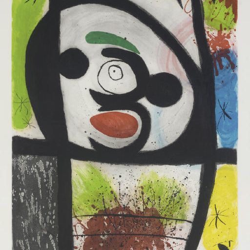 Joan Miró — Женский парик (D. 652)