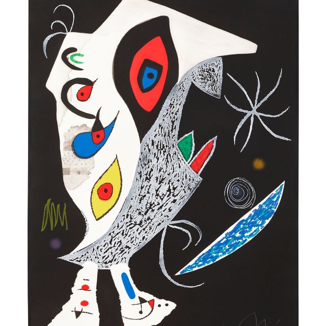 Joan Miró — Варвар в ночи (Barbare dans la nuit)